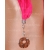 Szalik warkocz z medalionem 196-09